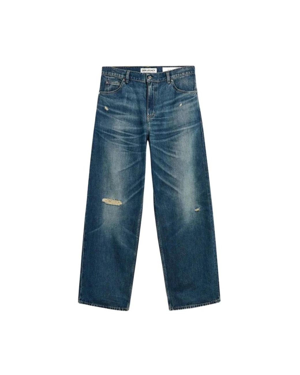 Our Legacy Blue Loose Fit Jeans for men