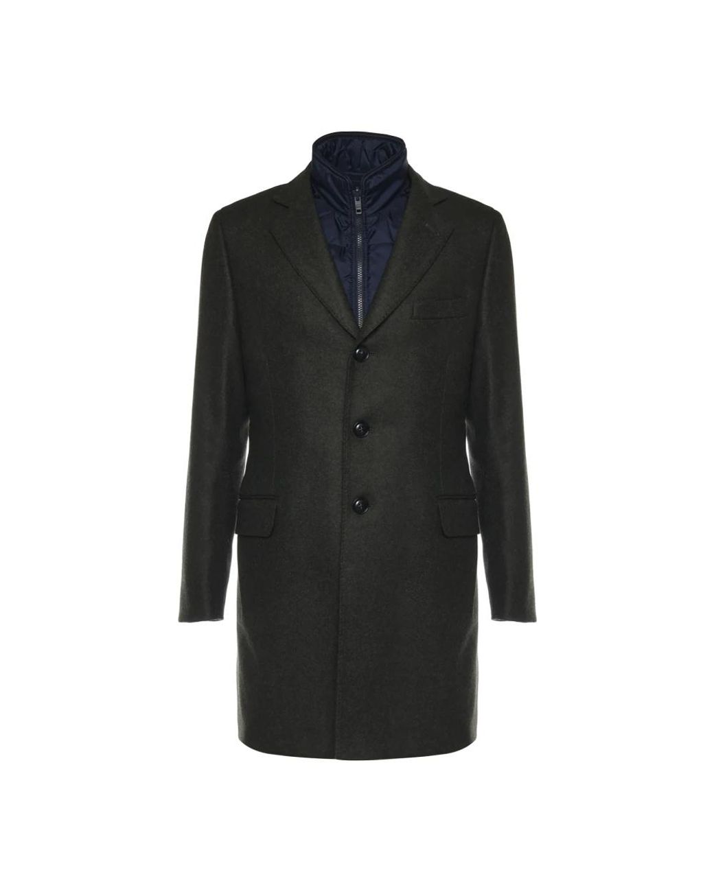 Single-Breasted Coats Fay pour homme en coloris Black