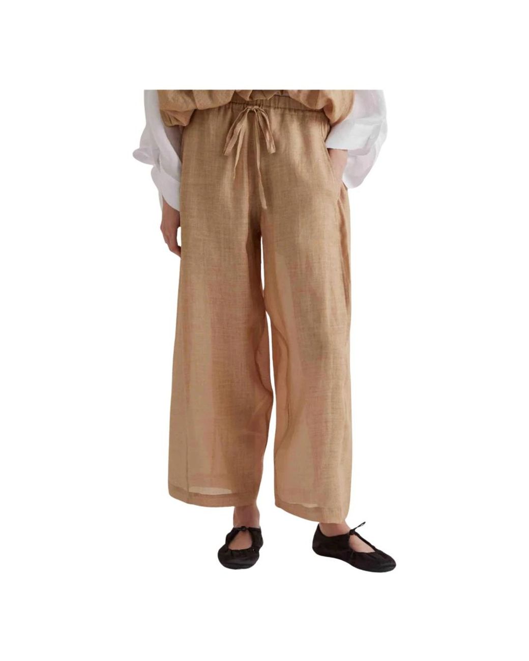 MEIMEIJ Brown Wide Trousers