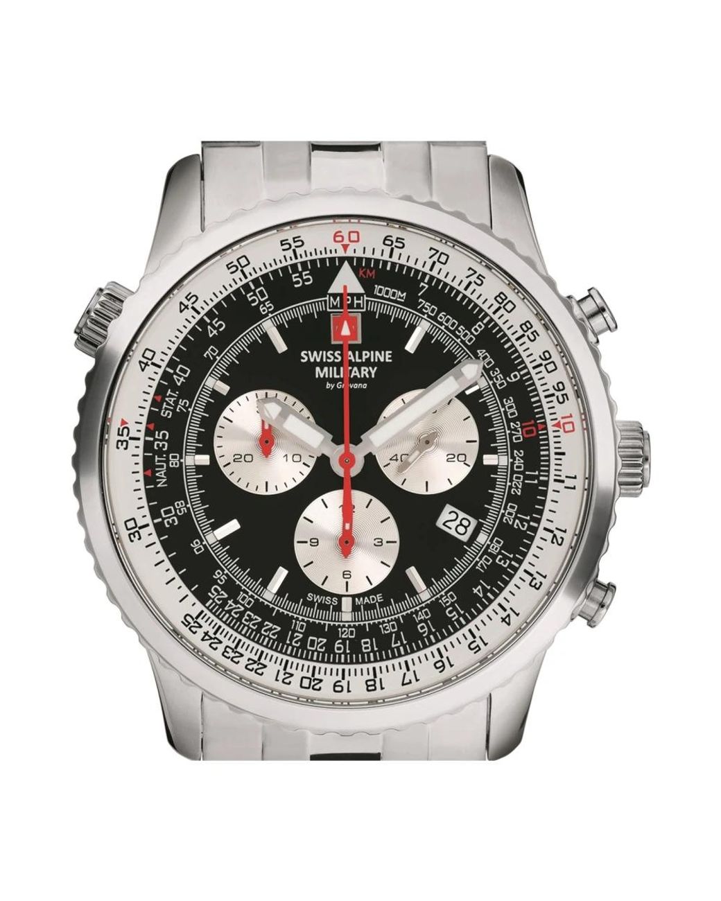 Swiss Alpine Military Metallic Watches for men