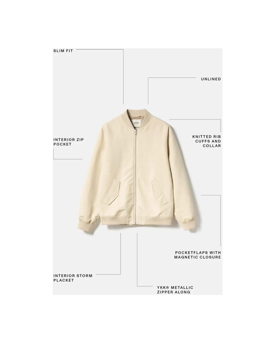Elvine Rex Jacket in Natural für Herren