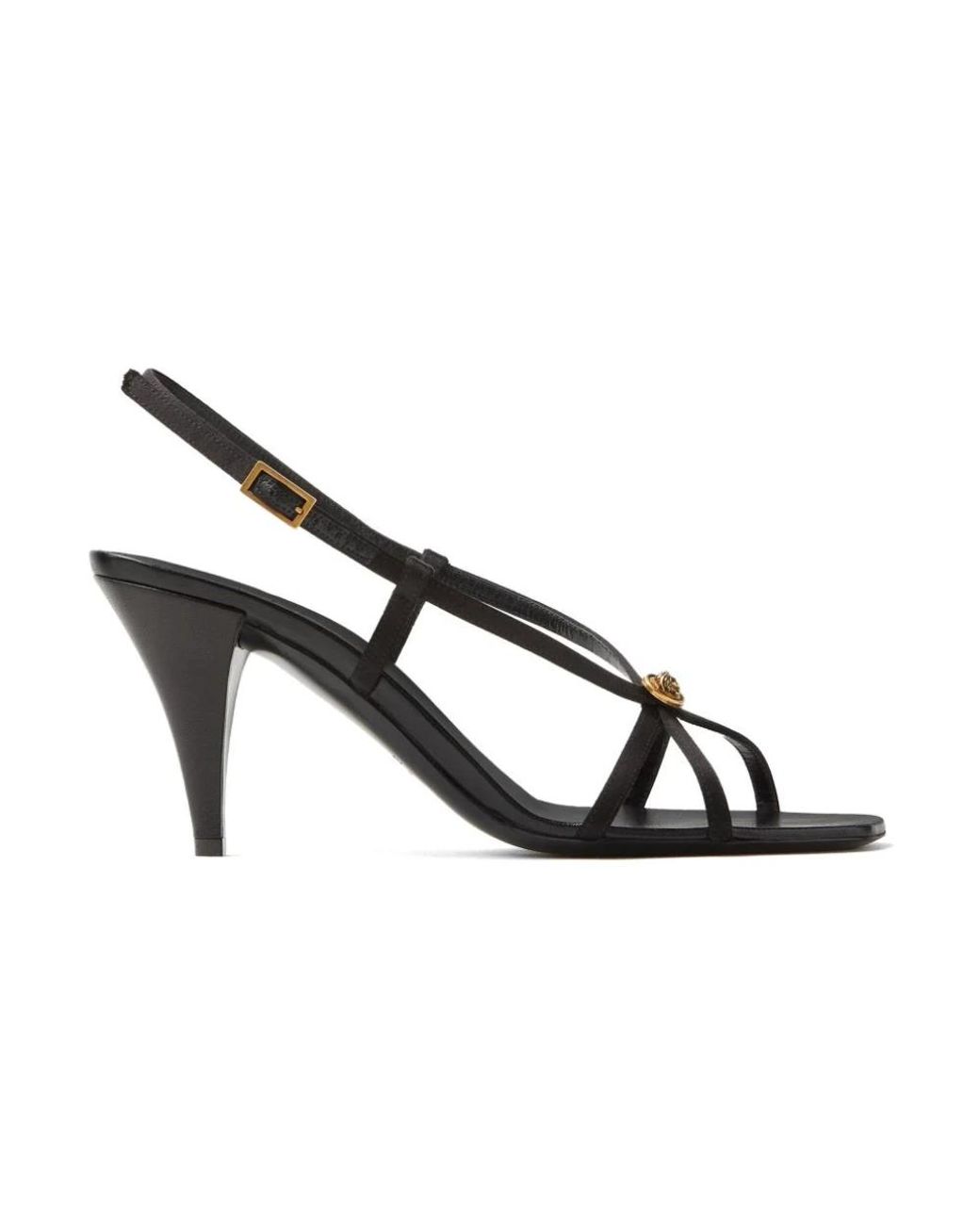 Versace Metallic High Heel Sandals