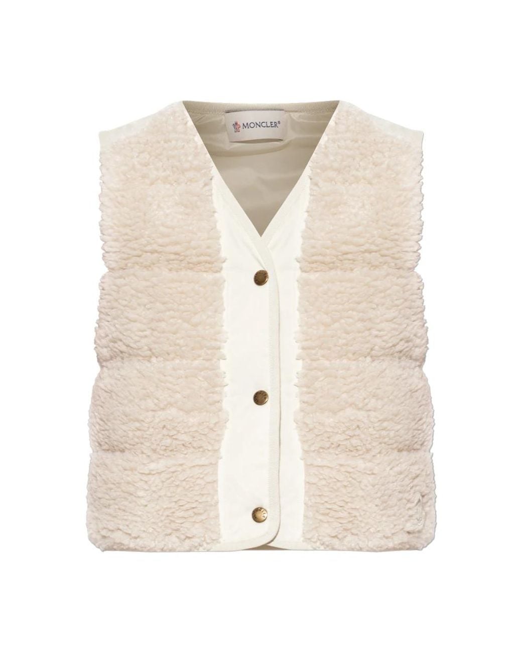 Vests Moncler en coloris Natural