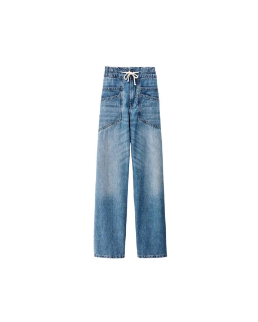 Ba&sh Jeans ,Blauw ,Straight Jeans in het Blue voor heren