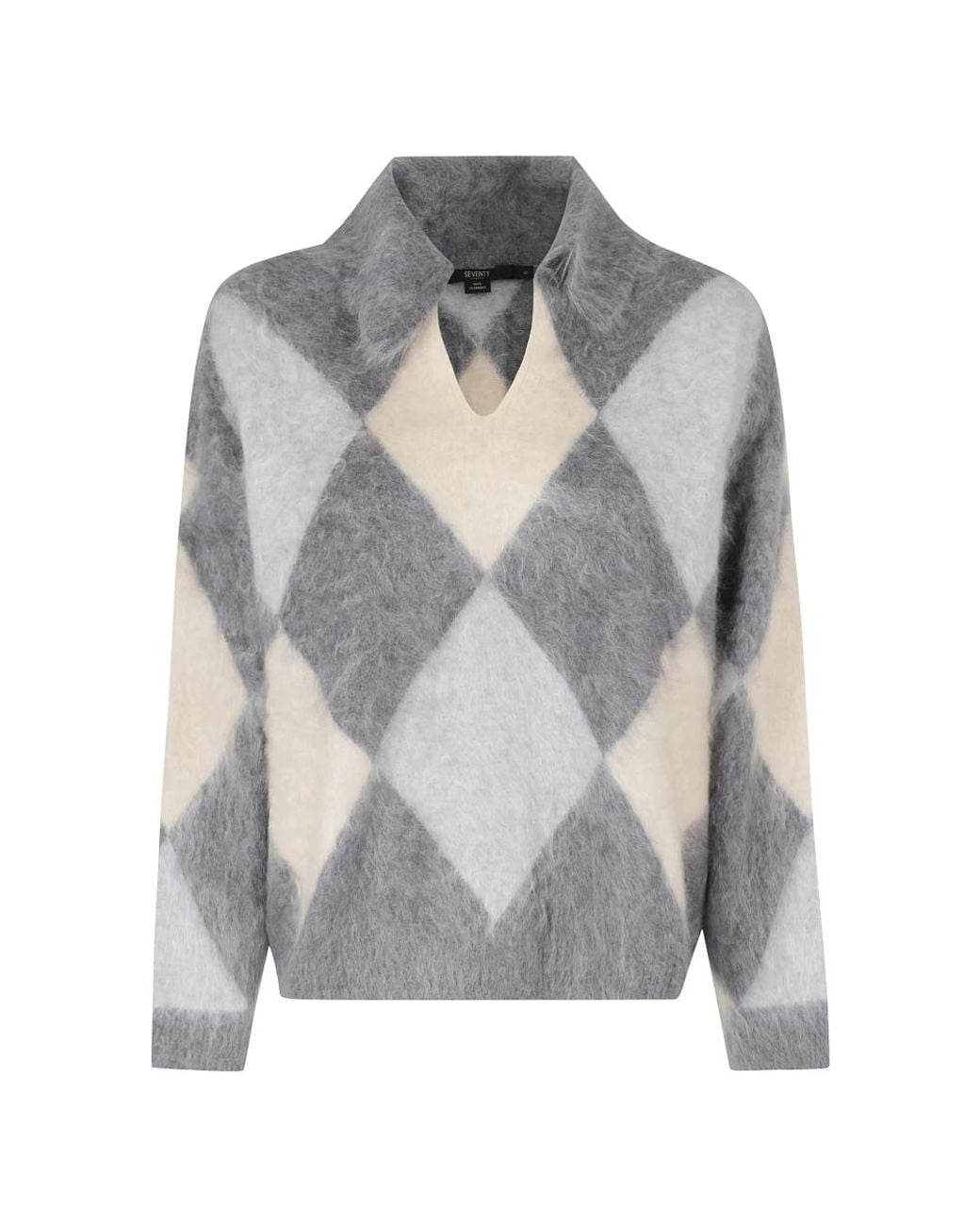 Seventy Gray V-Neck Knitwear