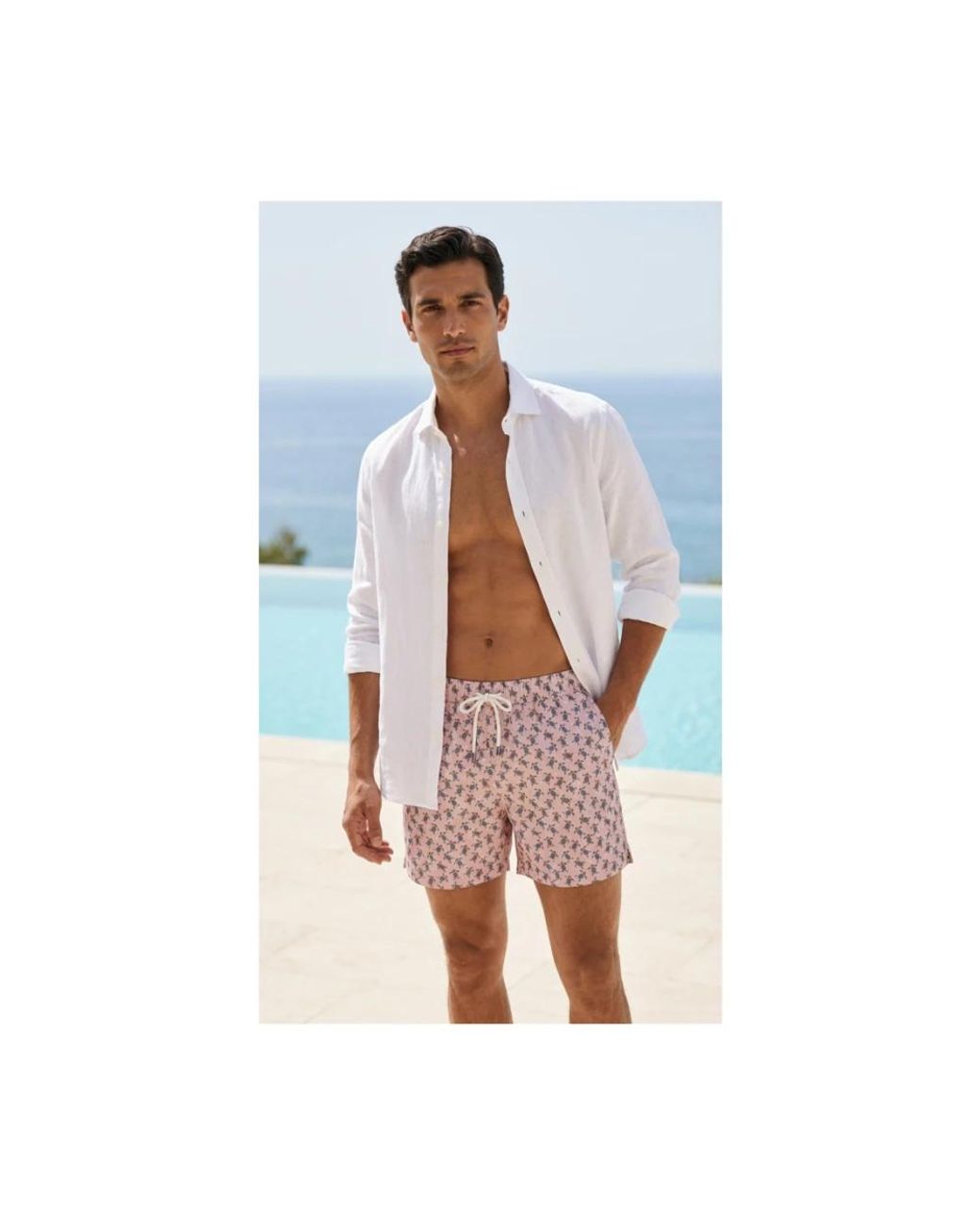 Fedeli Pink Beachwear for men