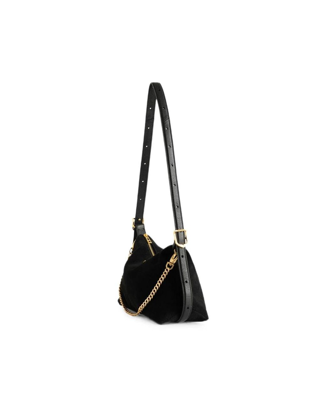 Zadig & Voltaire Black Jim Mini Suede Bag