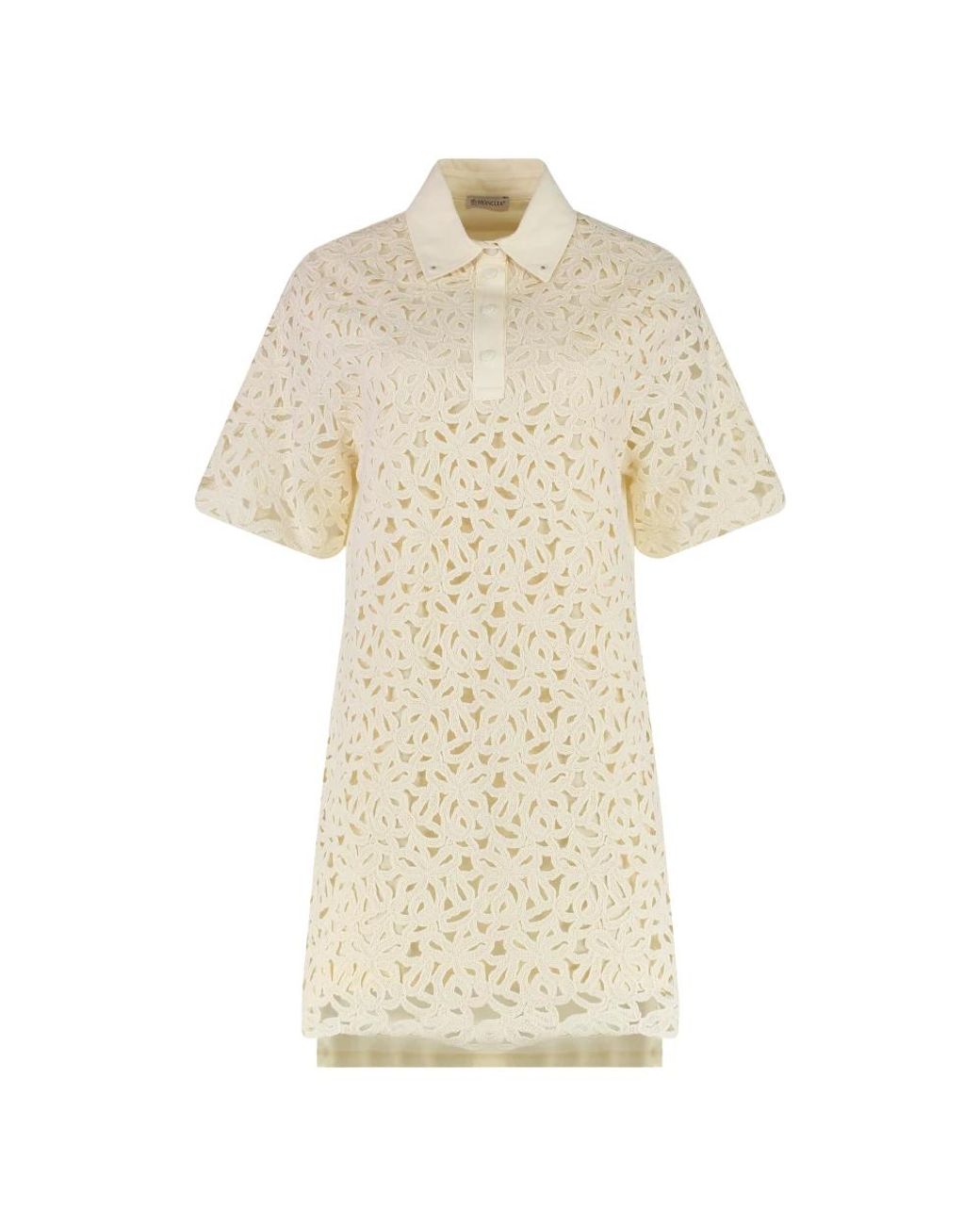 Moncler Natural Short Dresses
