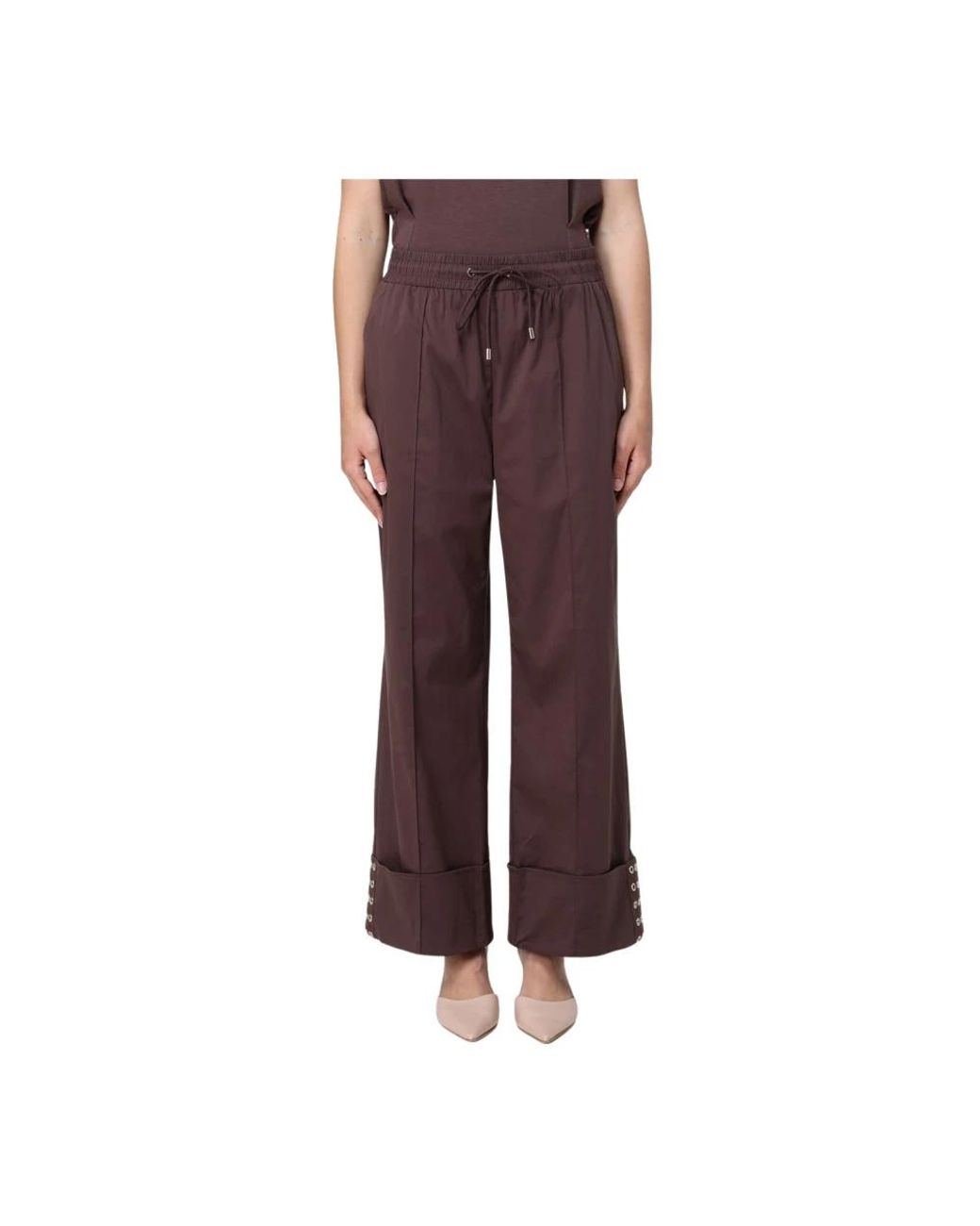 Liu Jo Purple Wide Trousers