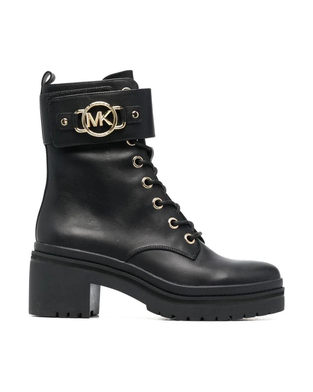 Michael Kors Black Rory Lace Up Bootie