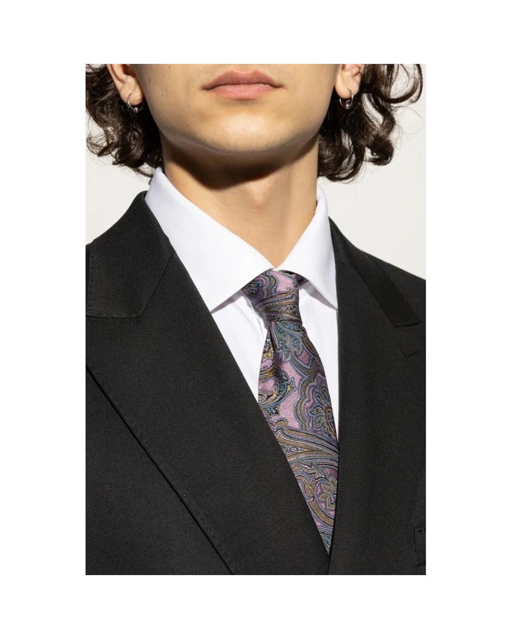Etro Gray Ties for men