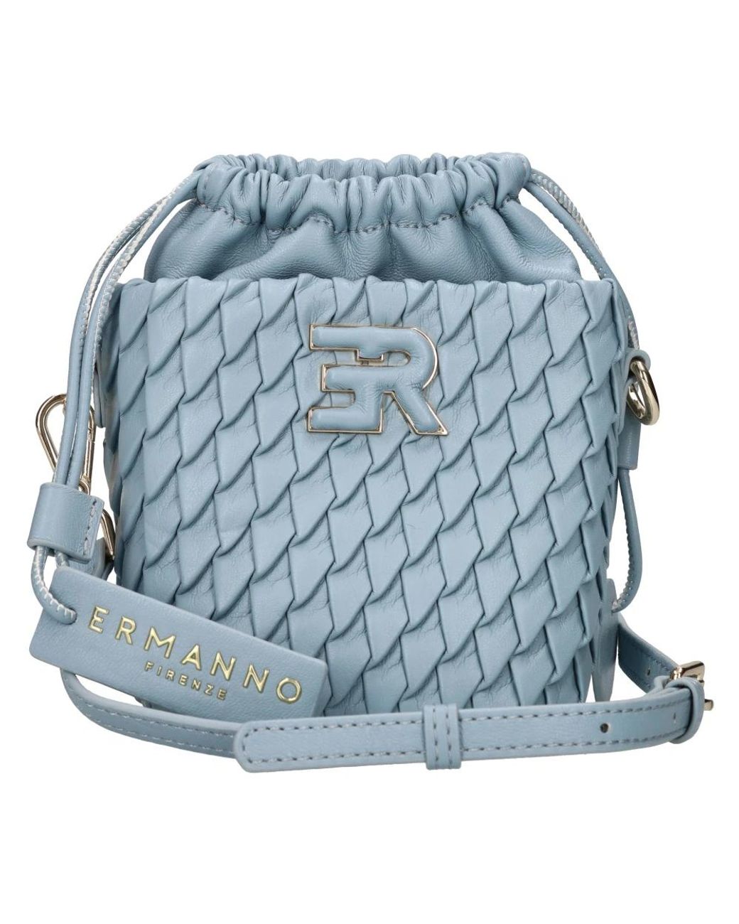 Ermanno Scervino Blue Bucket Bags
