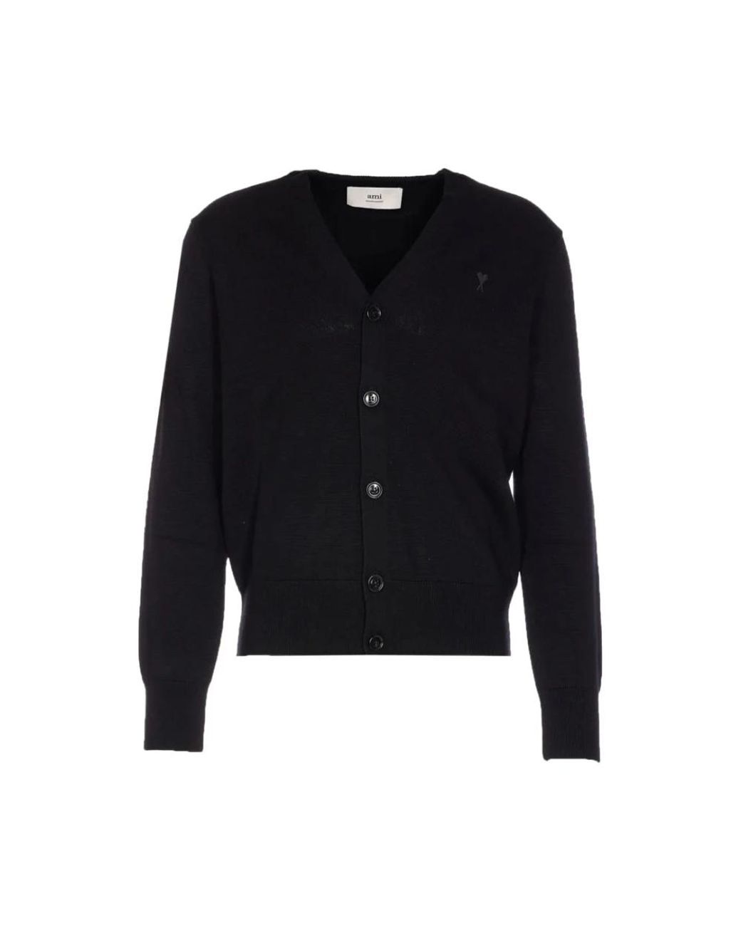 AMI Black Cardigans for men
