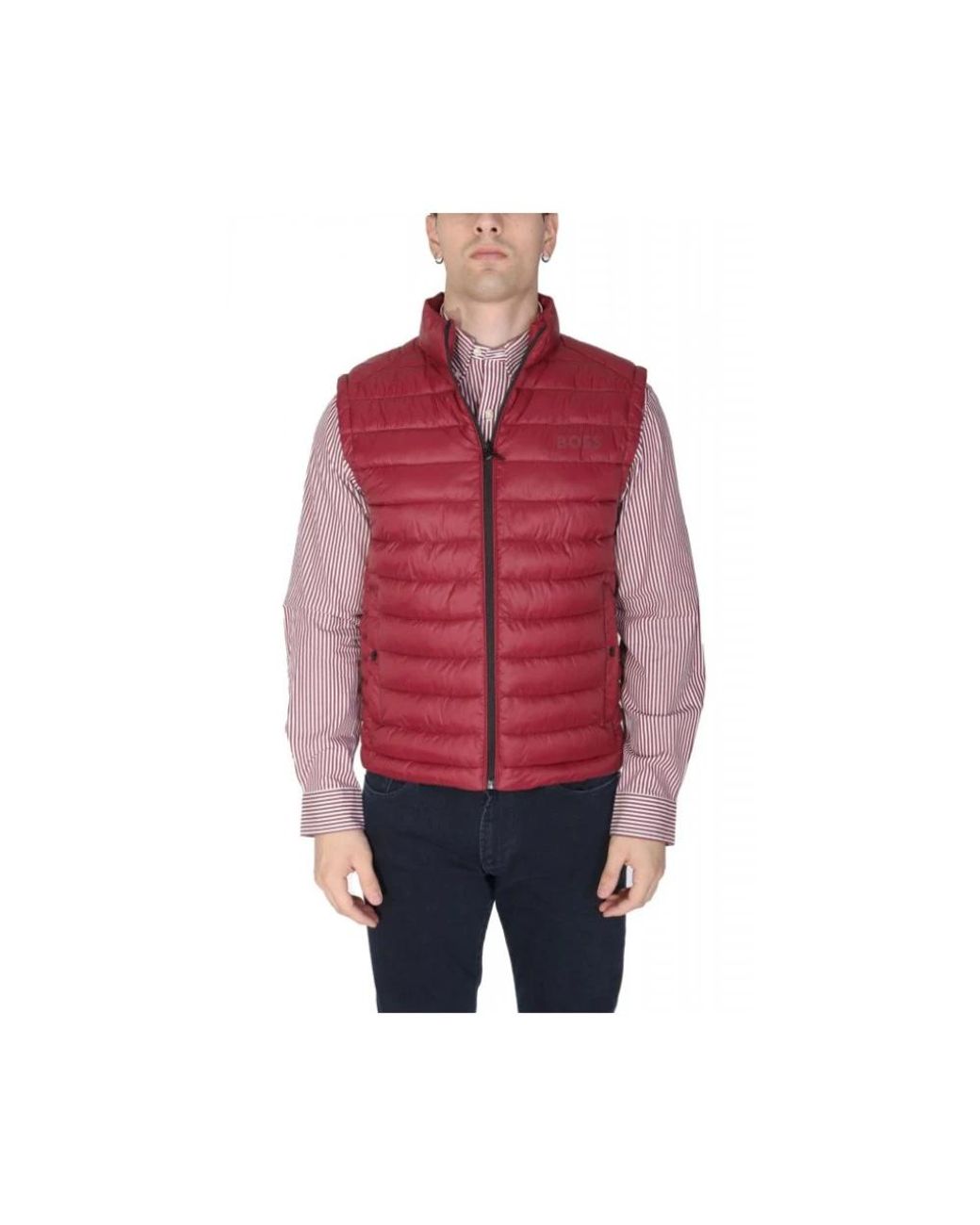 Vests Boss pour homme en coloris Red