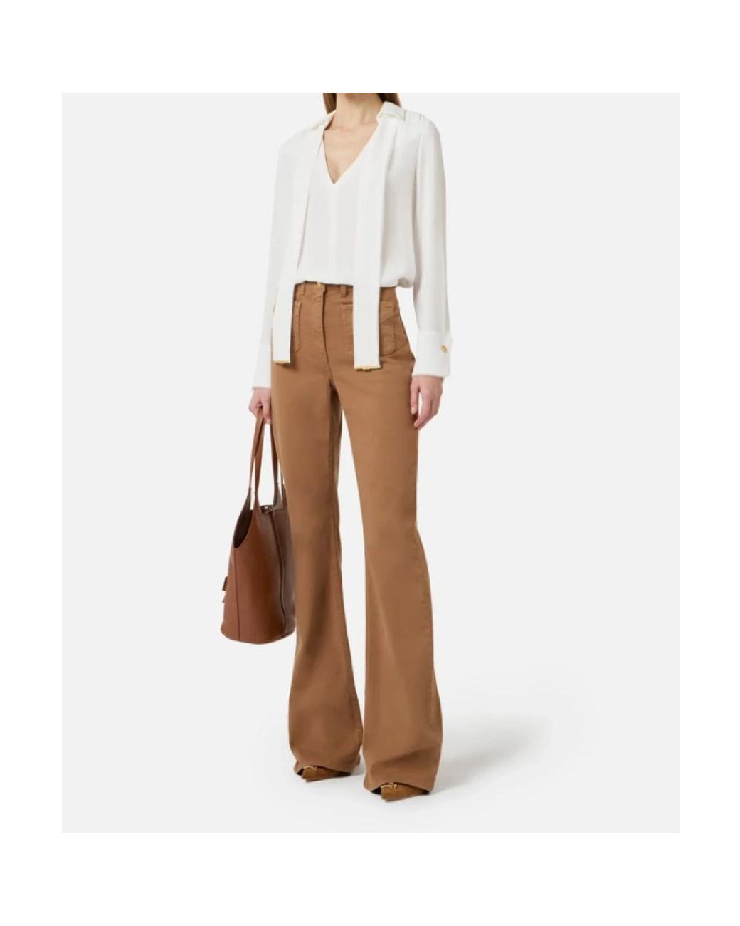 Elisabetta Franchi White Blouses