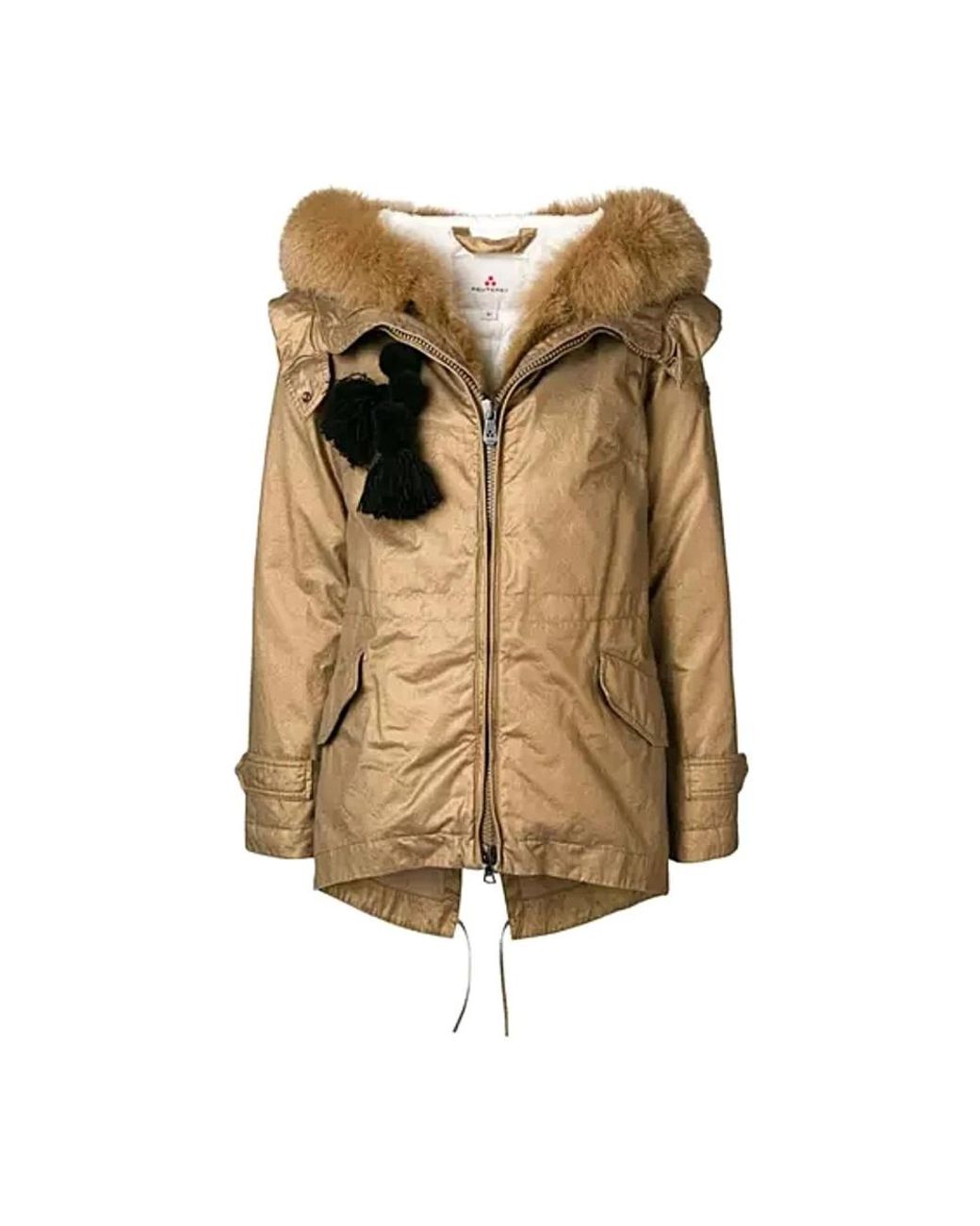 Peuterey Brown Faux Fur & Shearling Jackets