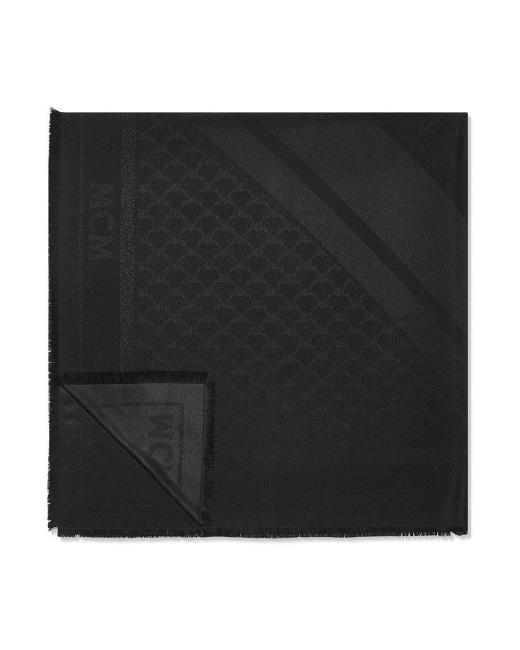 MCM Black Silk Scarves