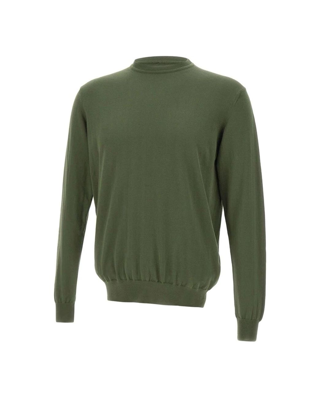 Peuterey Green Round-Neck Knitwear for men