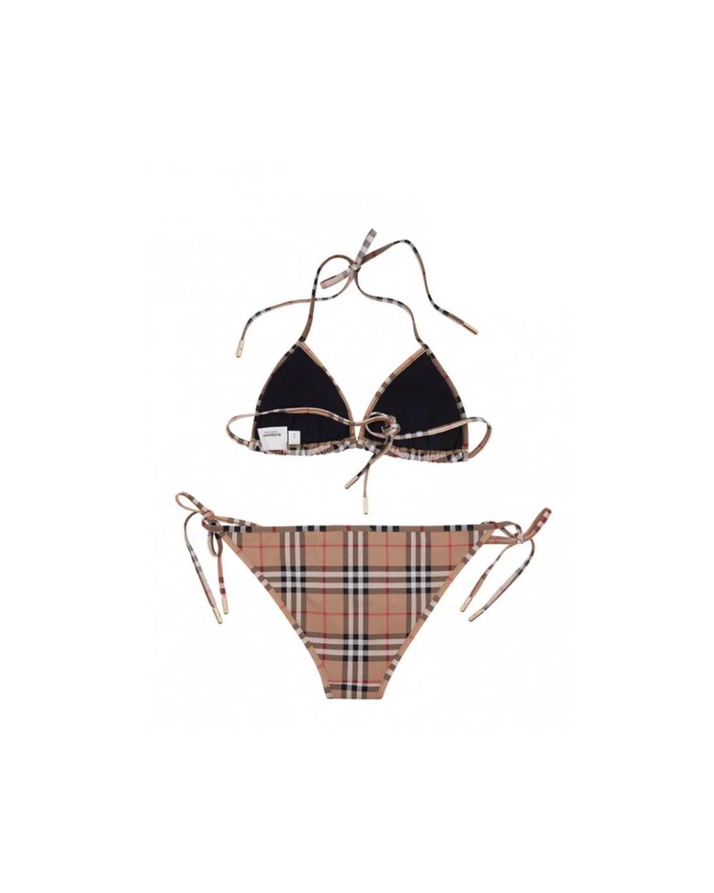 Burberry Metallic Bikinis