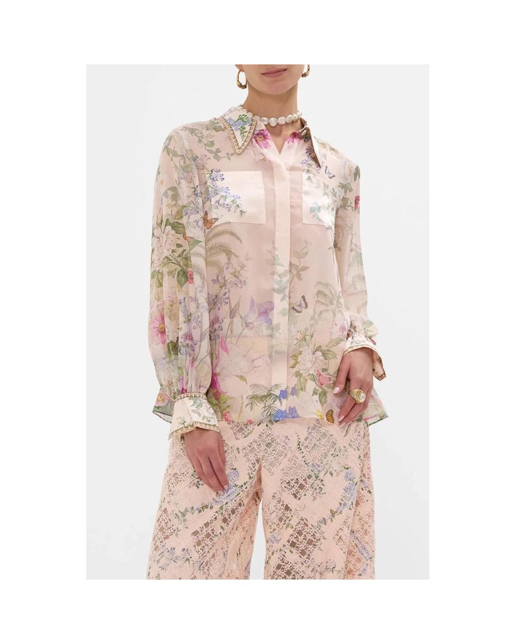 Shirts Camilla de color Natural