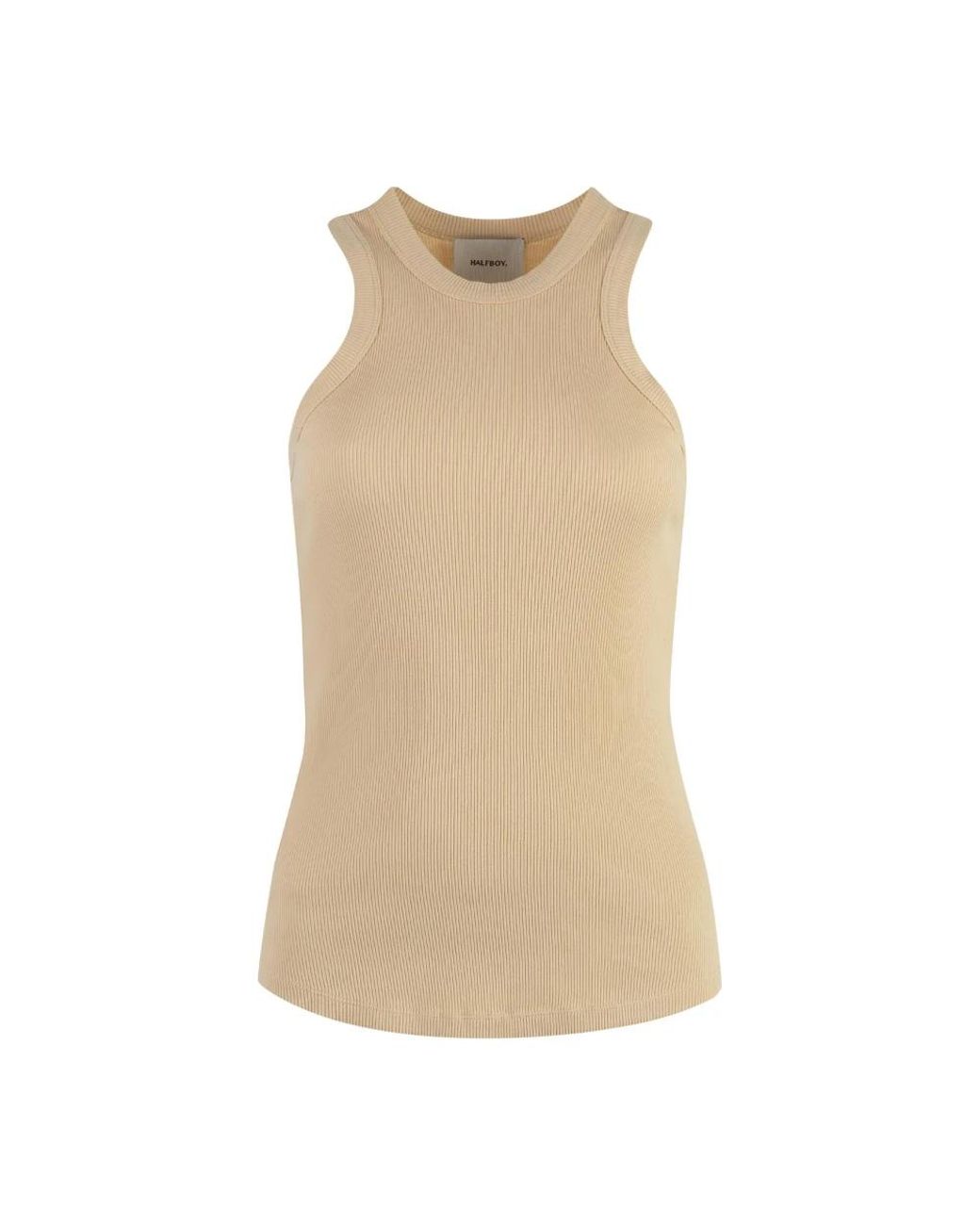 Halfboy Natural Sleeveless Tops