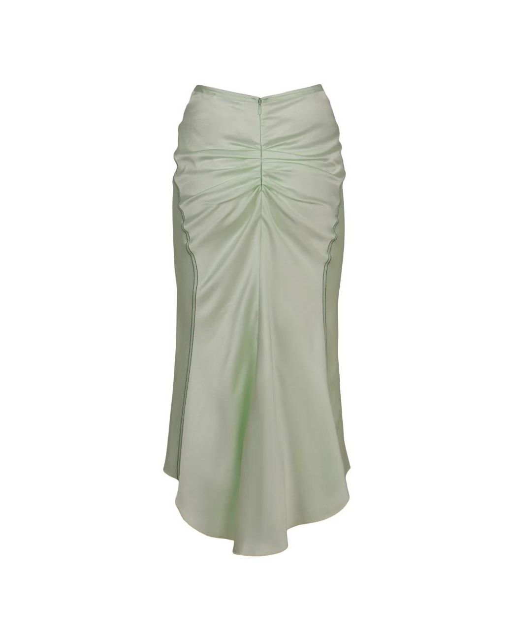 Victoria Beckham Green Midi Skirts