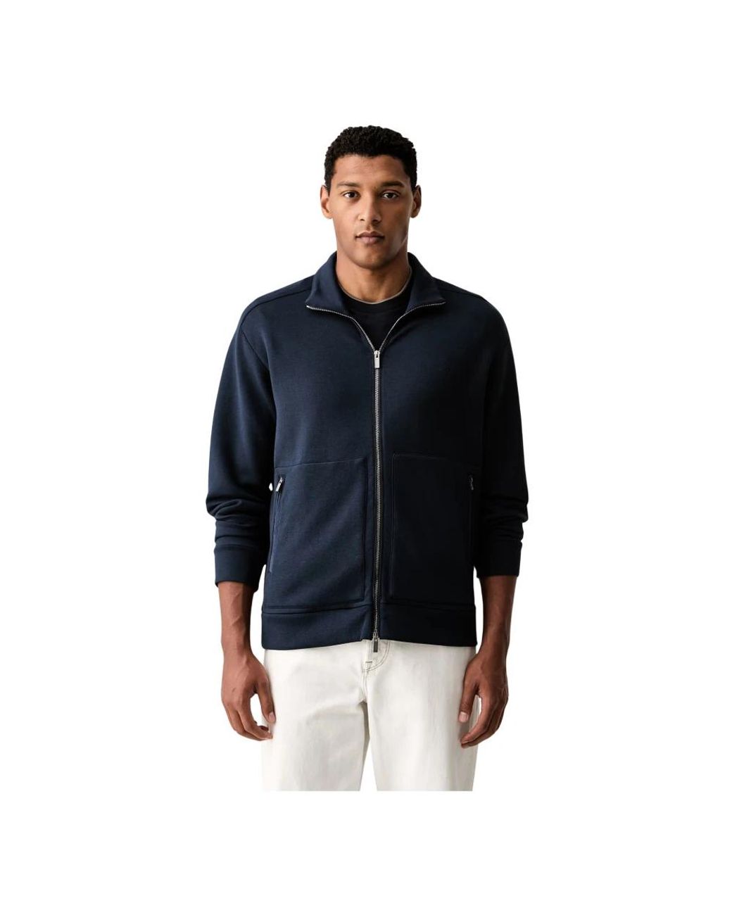 Paul & Shark Zip-Through Sweatshirt in het Blue voor heren