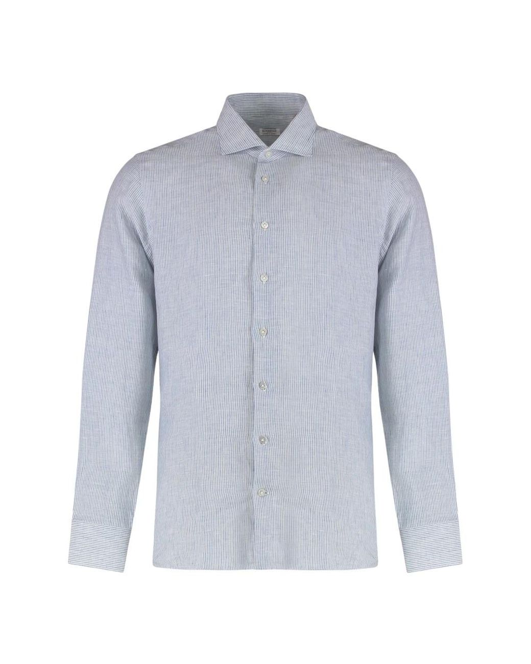 Borriello Blue Casual Shirts for men