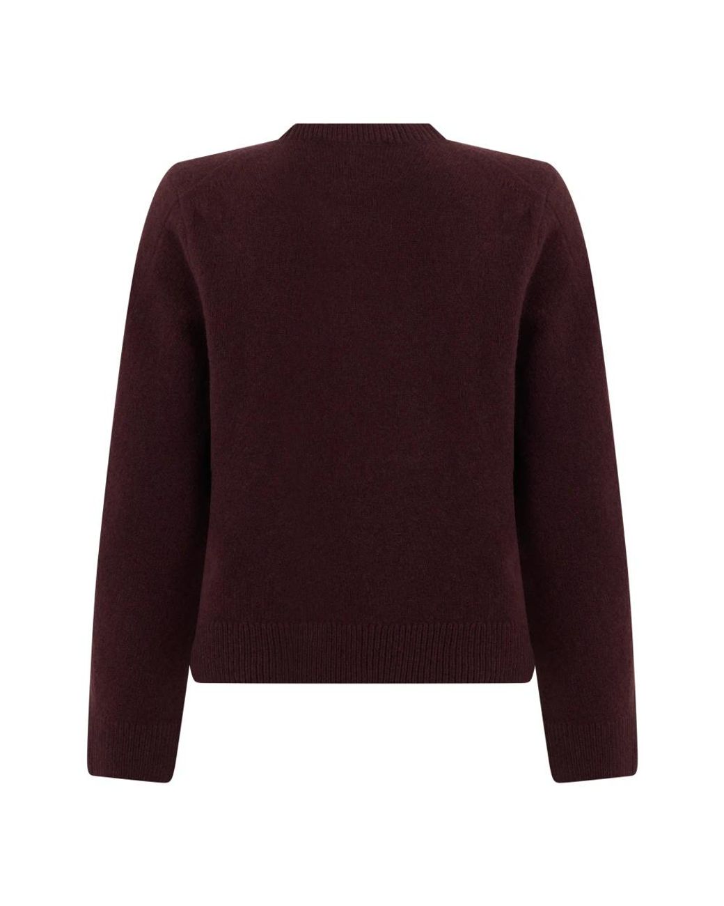 Maison Kitsuné Purple Round-Neck Knitwear
