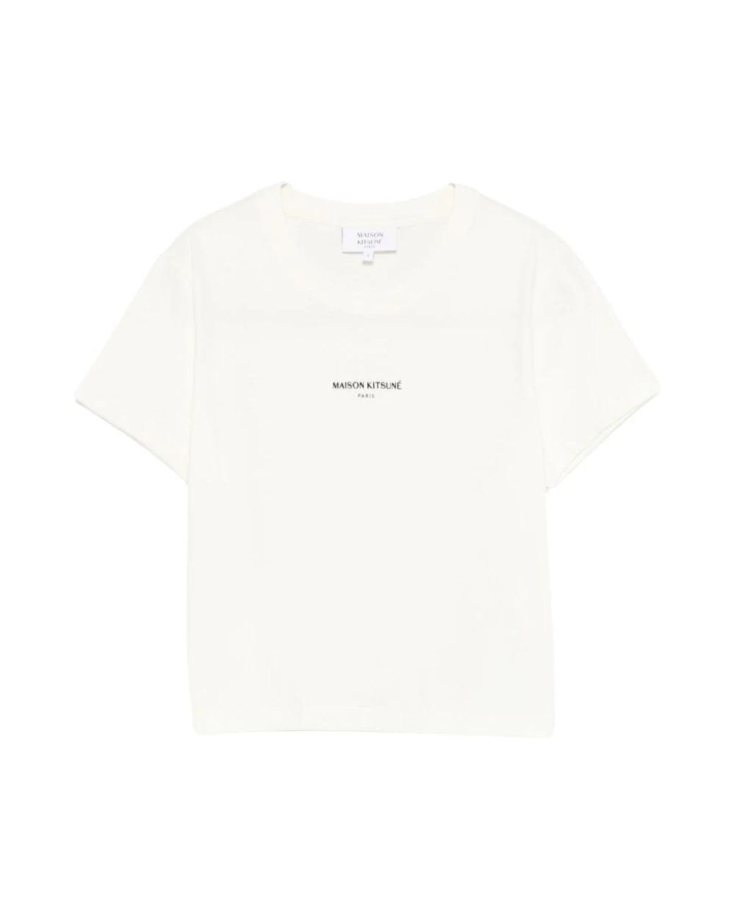 Maison Kitsuné T-Hemden in het White