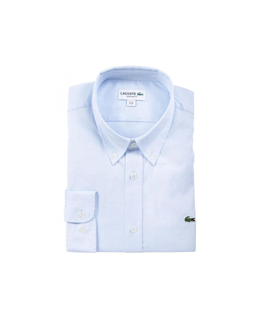 Lacoste Overhemden ,Blauw ,Katoen Katoenen Overhemd in het Blue voor heren