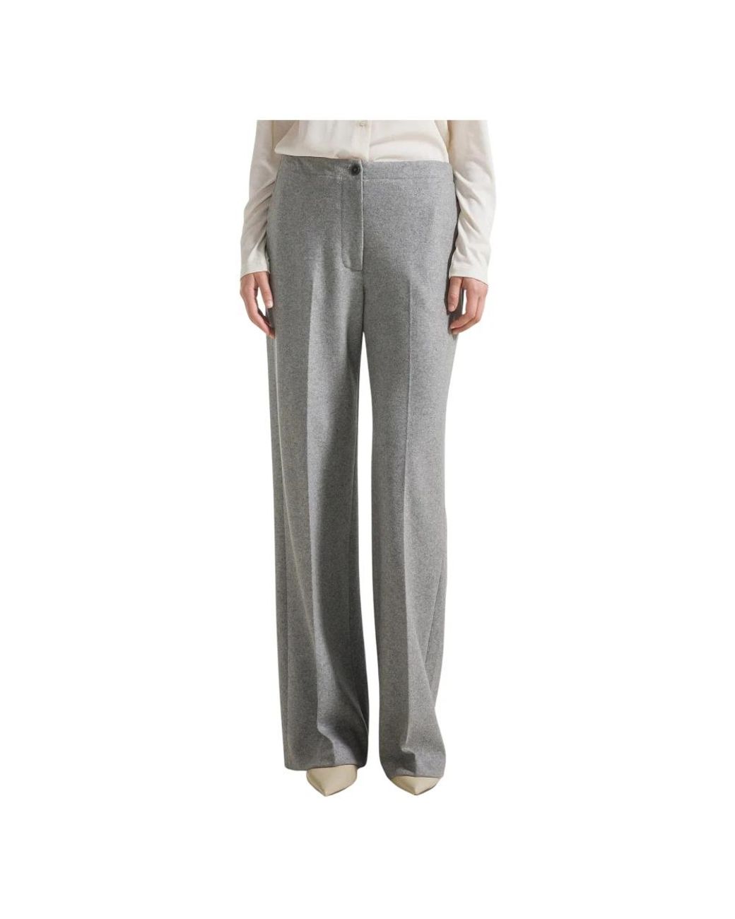 Straight Trousers Seventy en coloris Gray