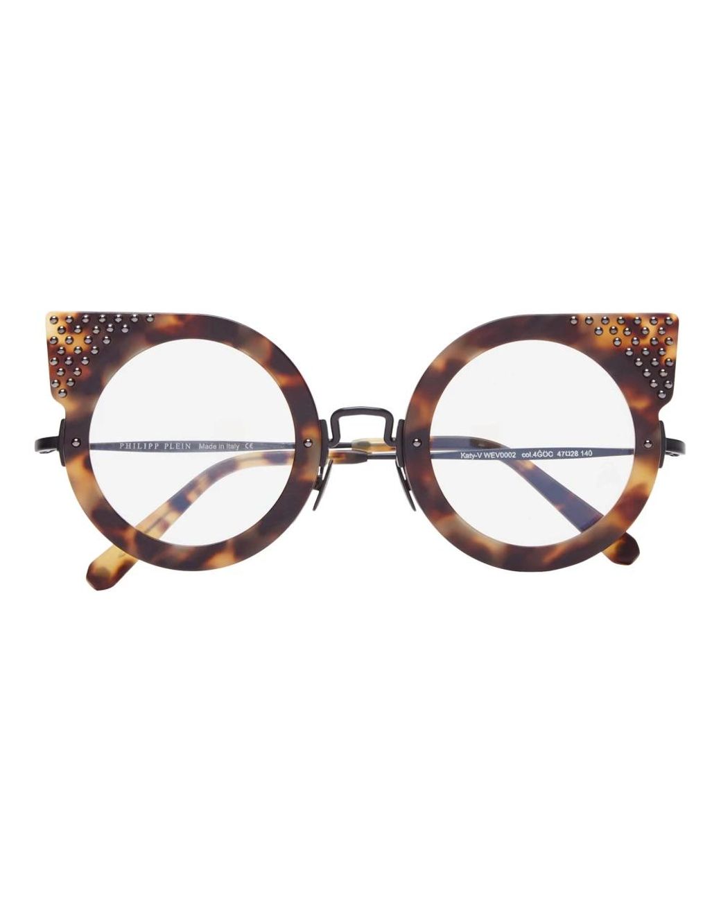 Glasses di Philipp Plein in Brown