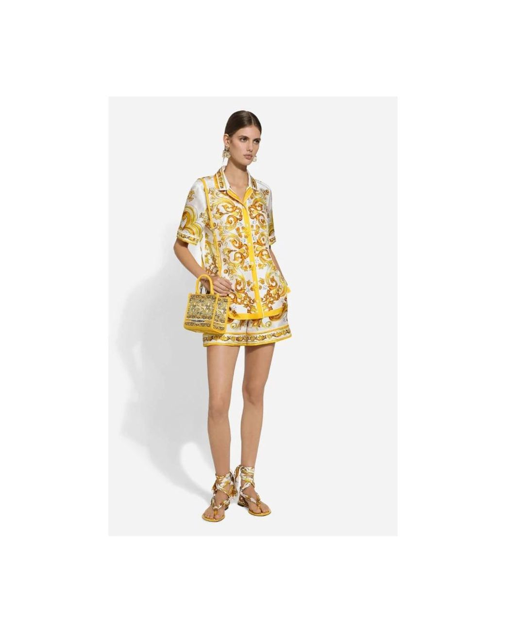 Dolce & Gabbana Yellow Shirts