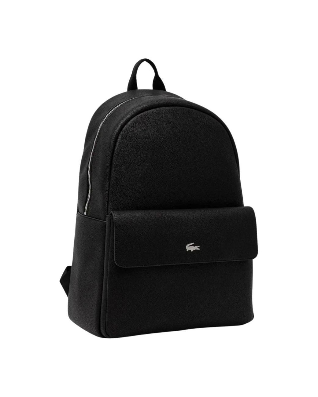 Lacoste Black Backpacks