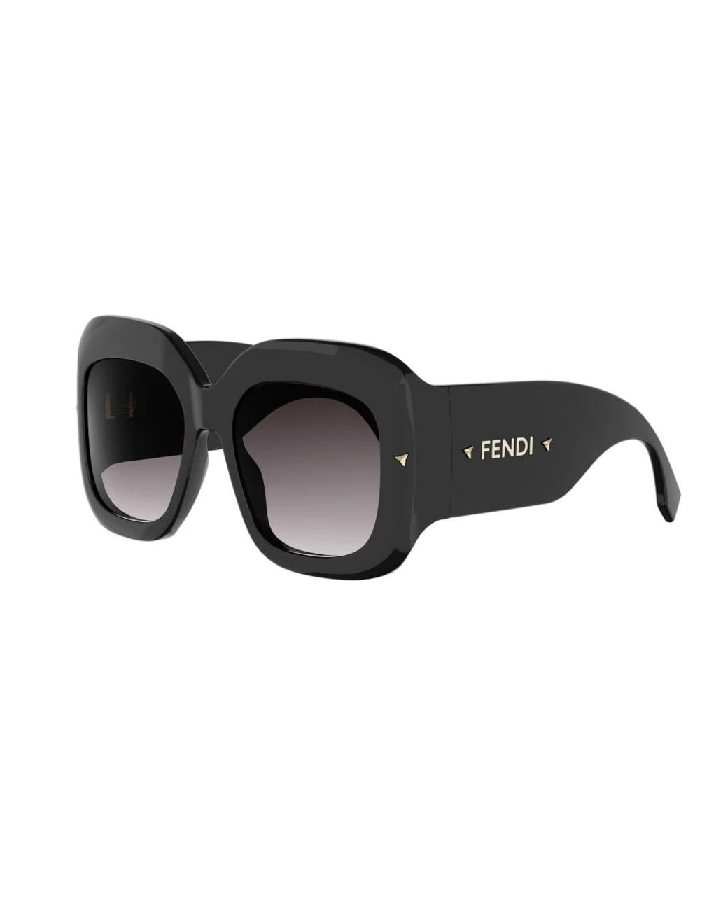 Fendi Screen Zonnebril in het Black
