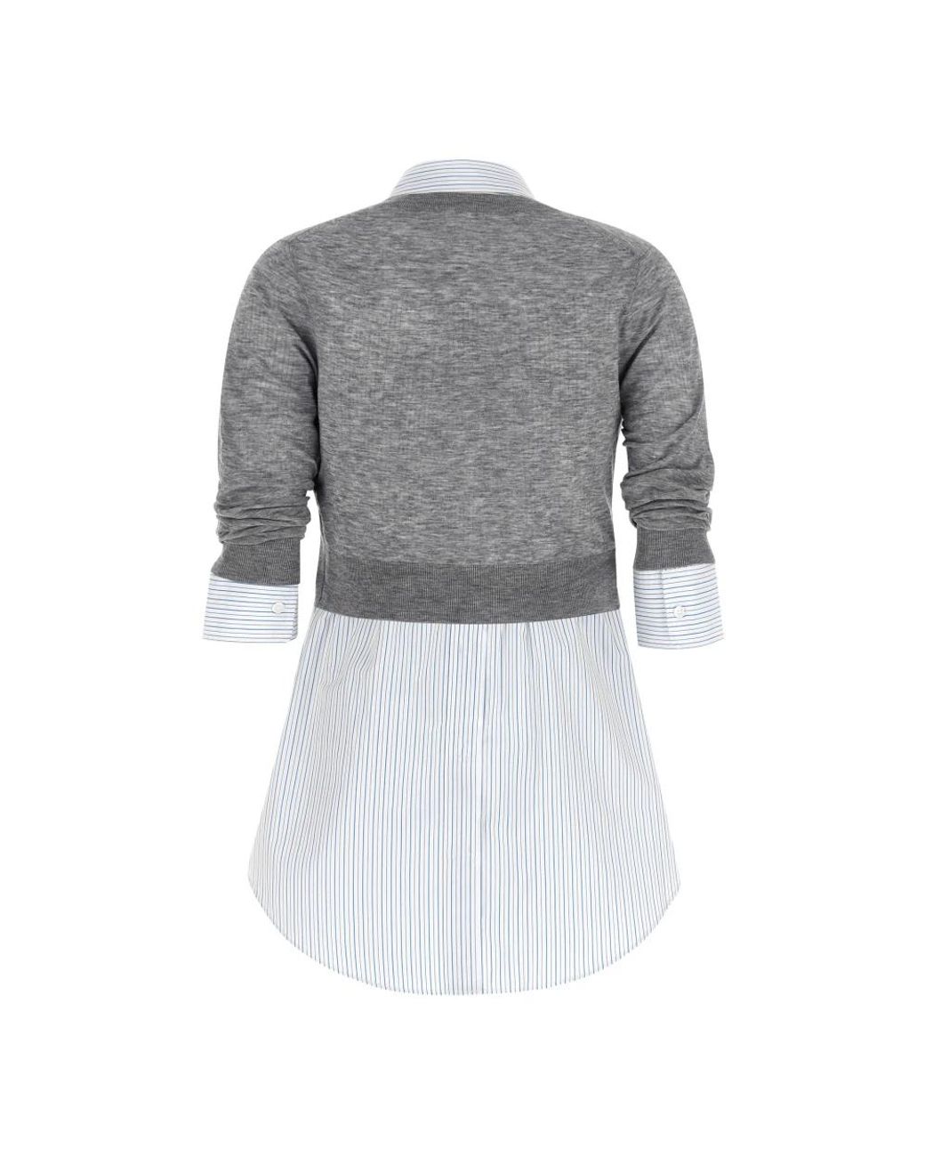 Alexander Wang Gray Round-Neck Knitwear