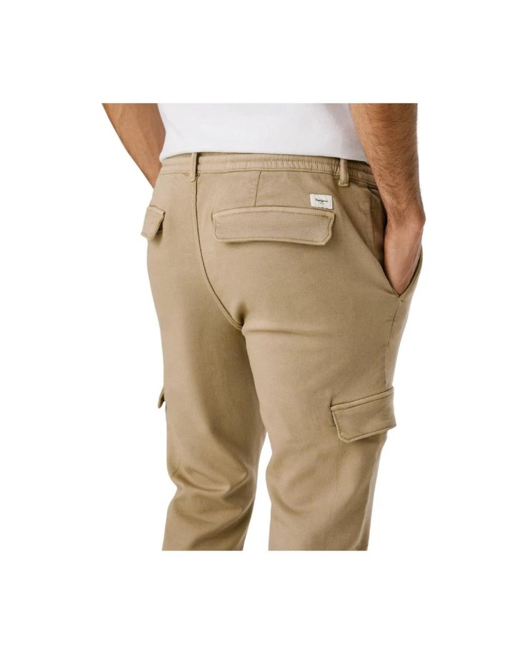 Pepe Jeans Natural Slim-Fit Trousers for men