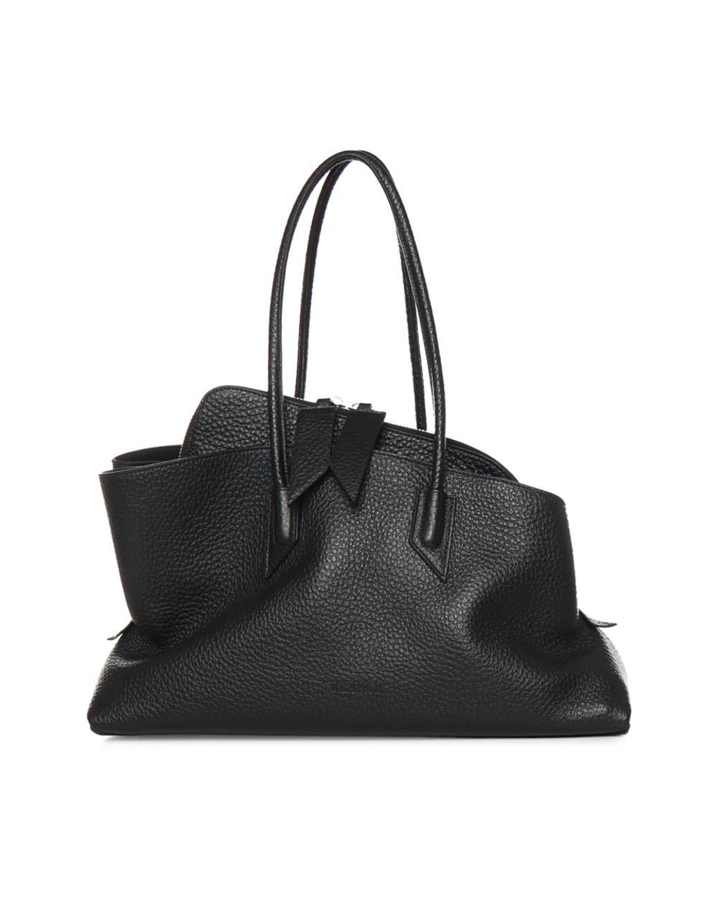The Attico Black Shoulder Bags