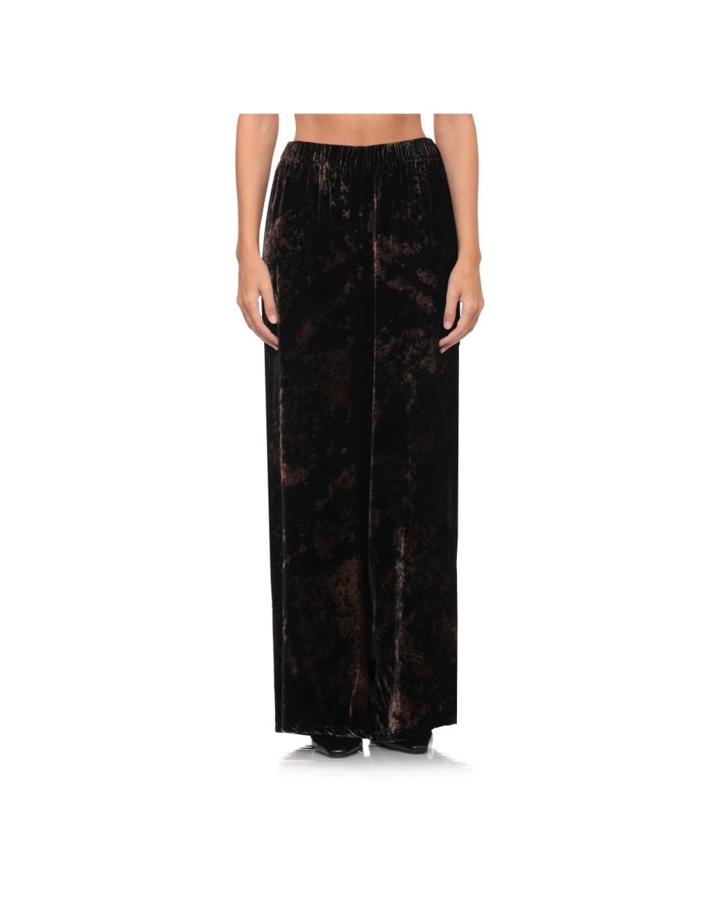 Avant Toi Black Wide Trousers