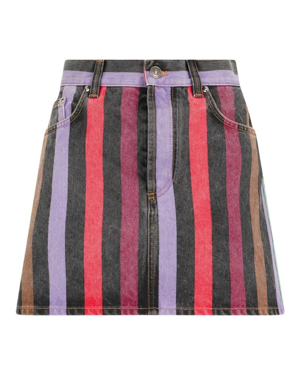 Versace Red Short Skirts