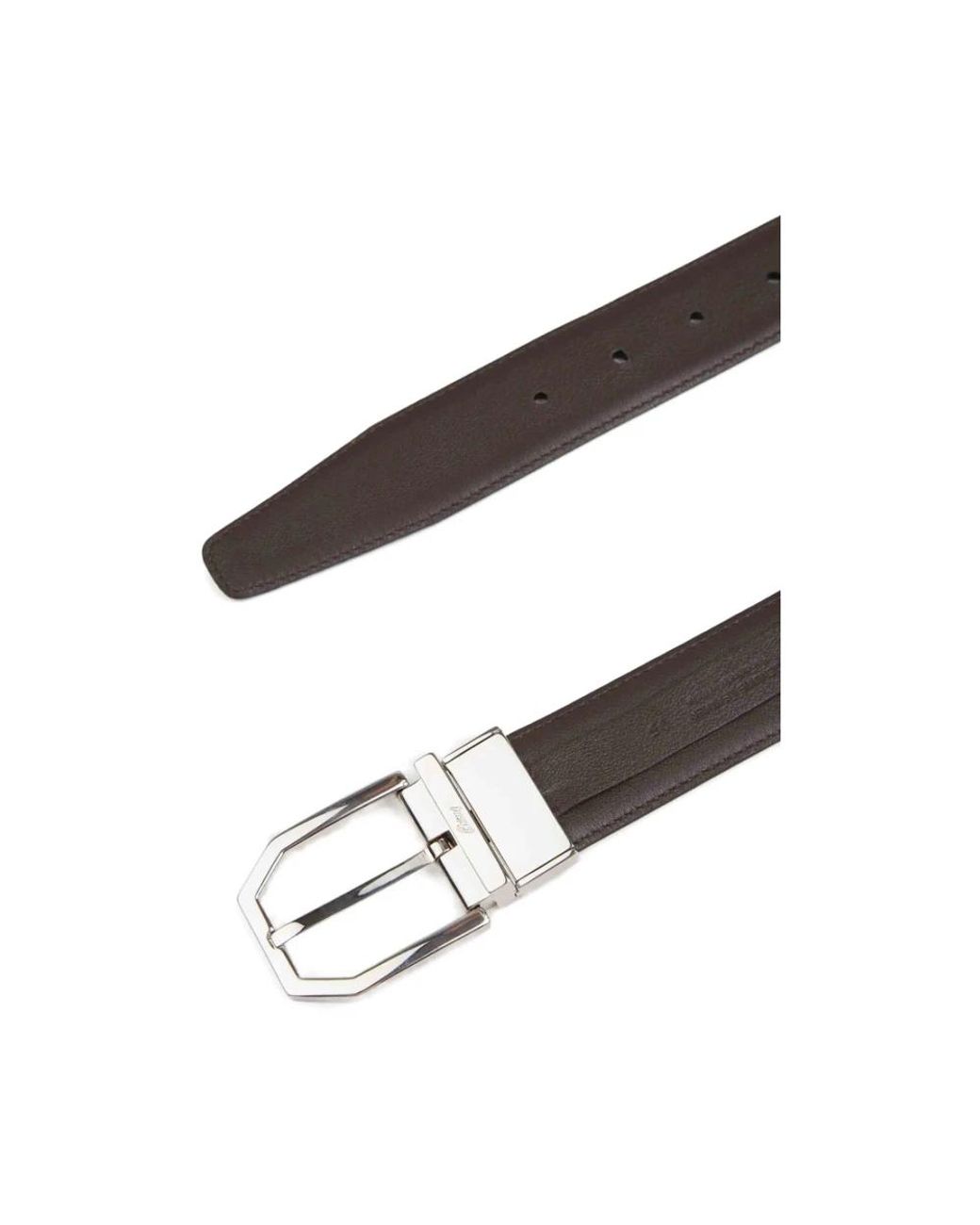 Brioni Black Belts for men