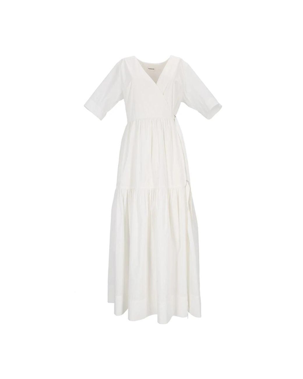 P.A.R.O.S.H. White Midi Dresses