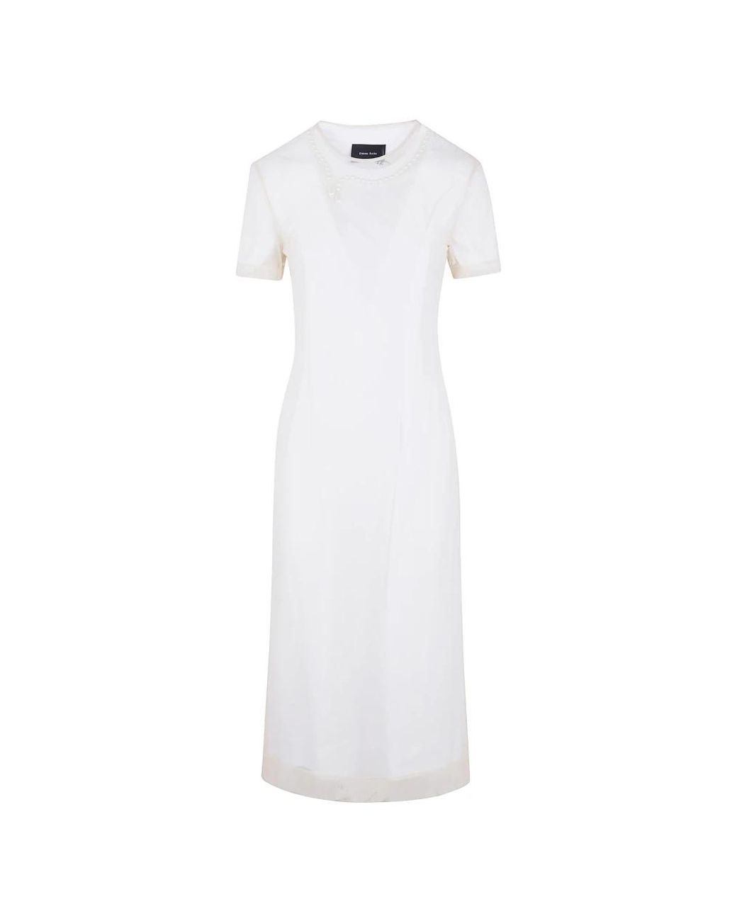 Midi Dresses Simone Rocha de color White