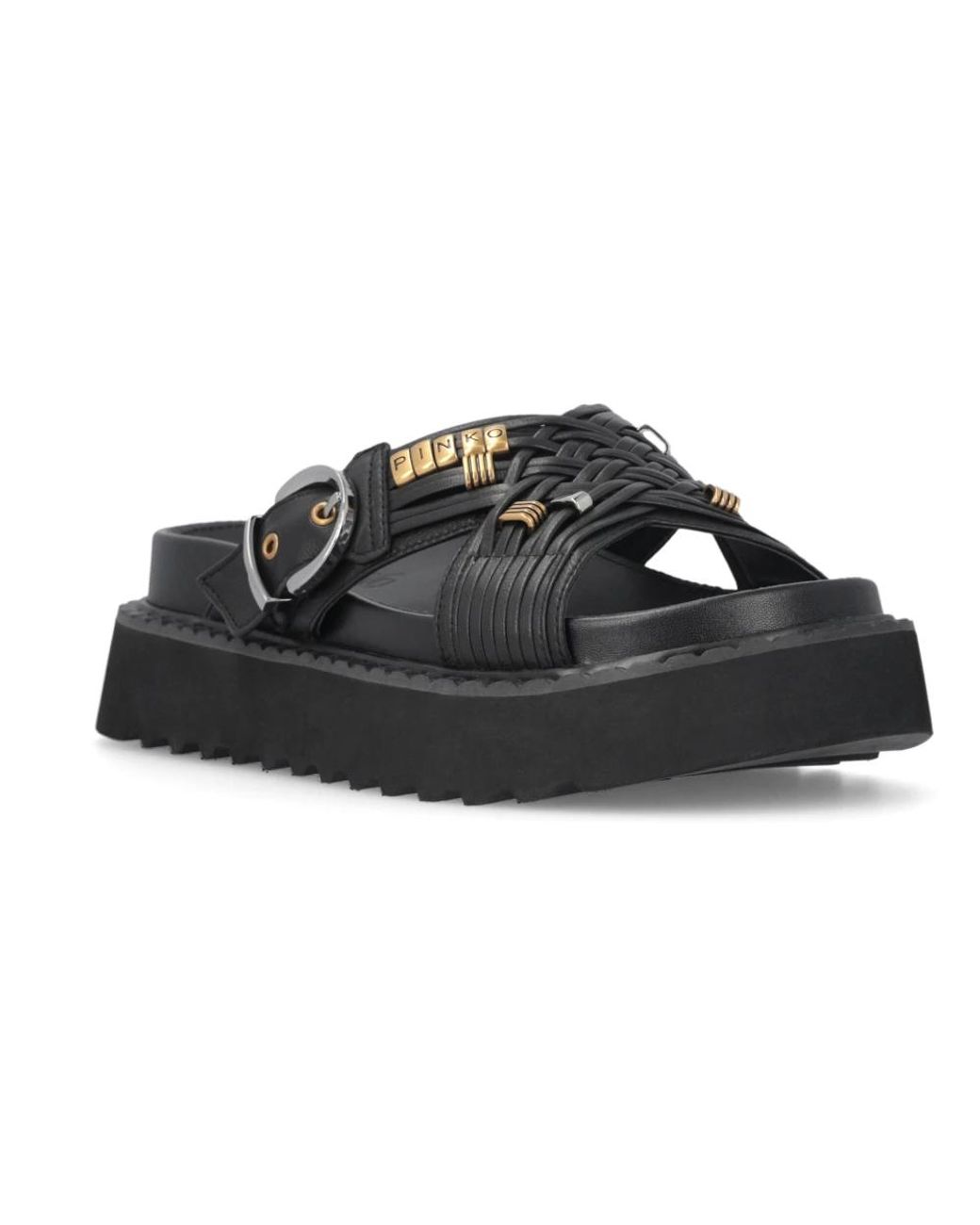 Pinko Black Sliders