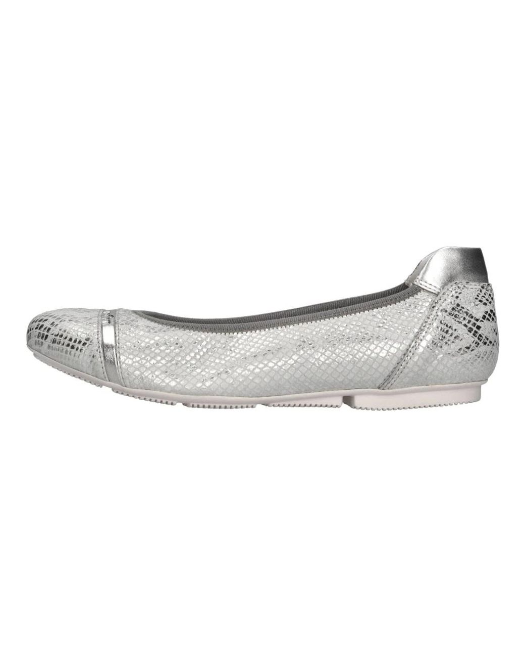 Hogan Gray Ballerina Shoes