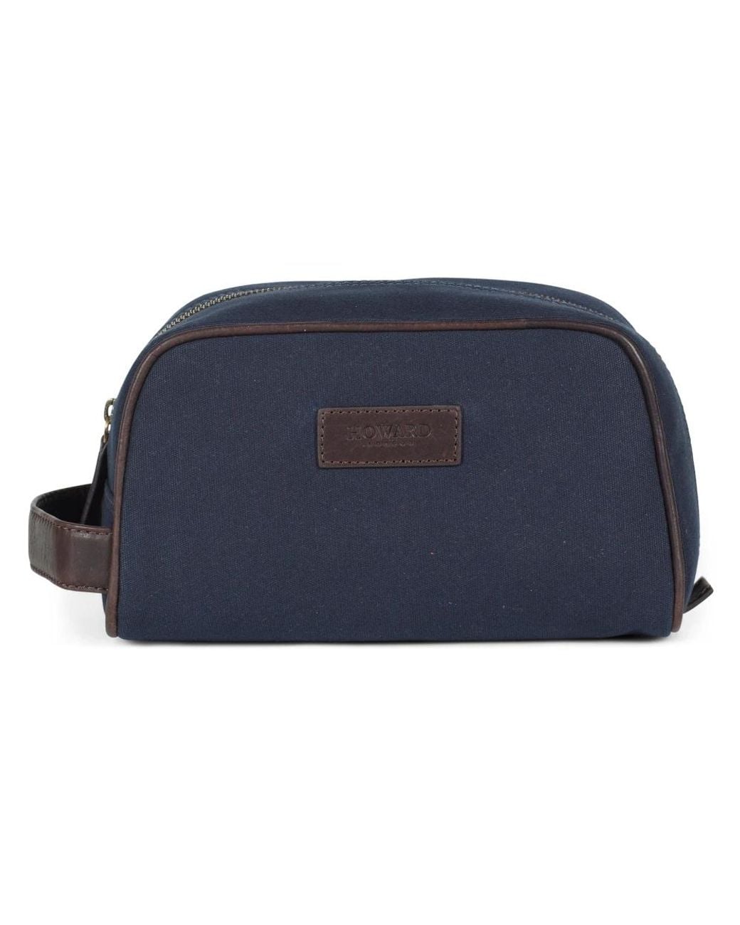Howard London Blue Toilet Bags for men