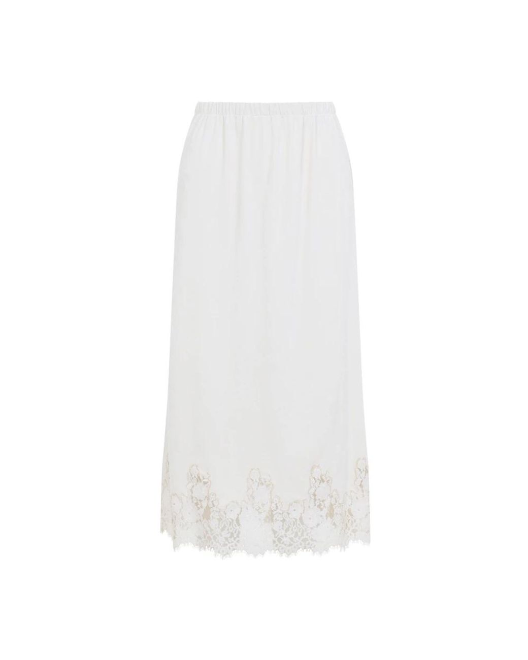 Alberta Ferretti White Midi Skirts