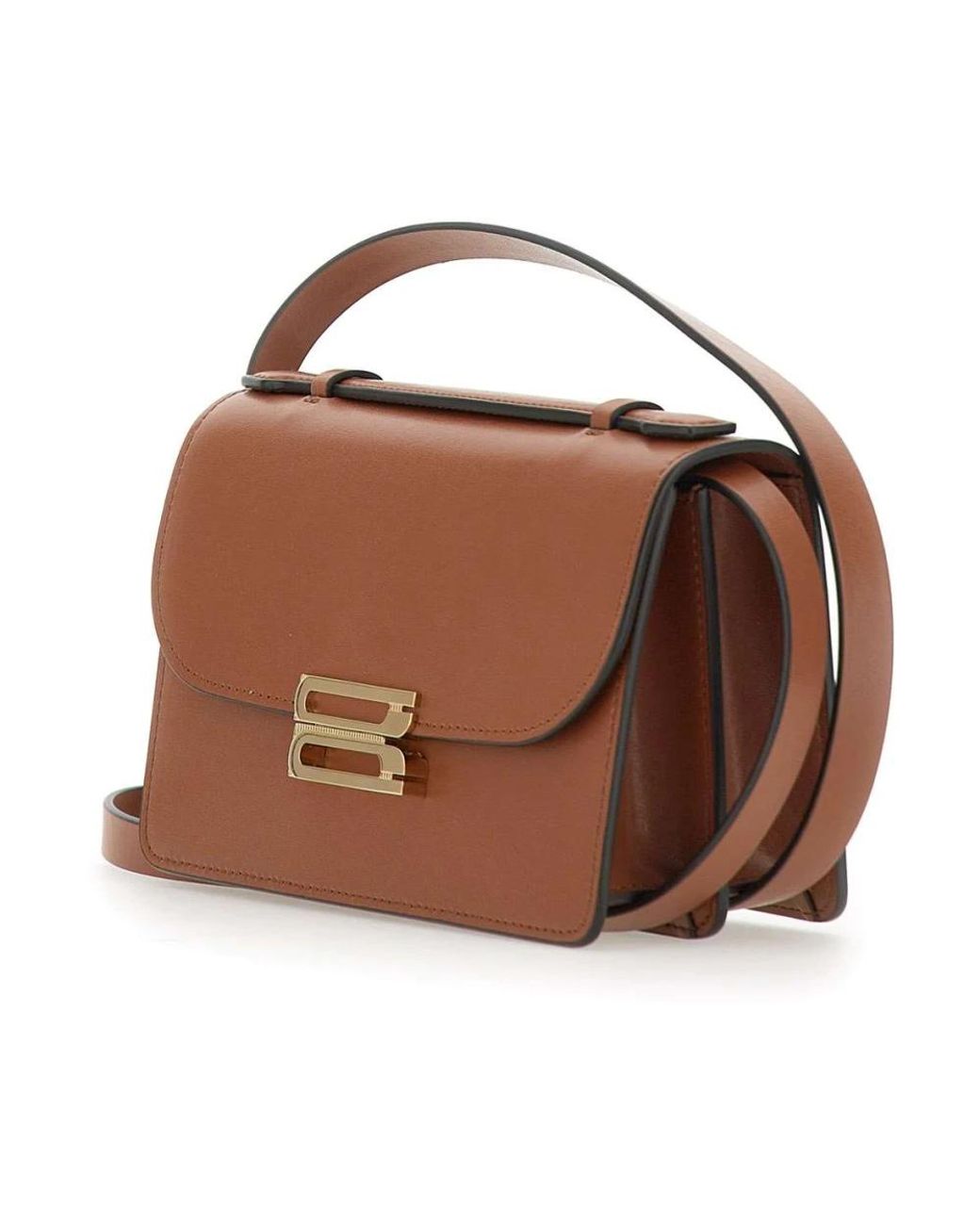 Victoria Beckham Brown Cross Body Bags