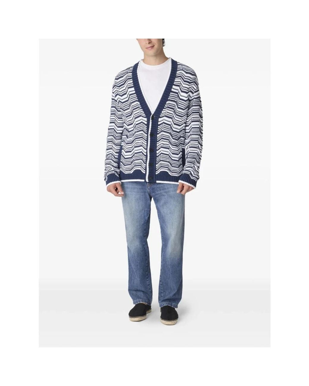 Cardigans Missoni pour homme en coloris Blue